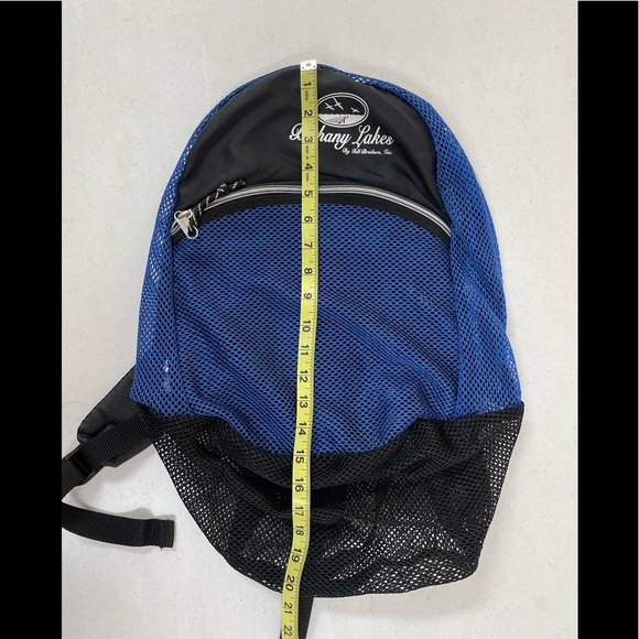 Blue & Black Lightweight Mesh Backpack - Picture 16 of 16